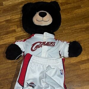 Build-A-Bear Teddy With Cleveland Cavaliers Warm-Ups